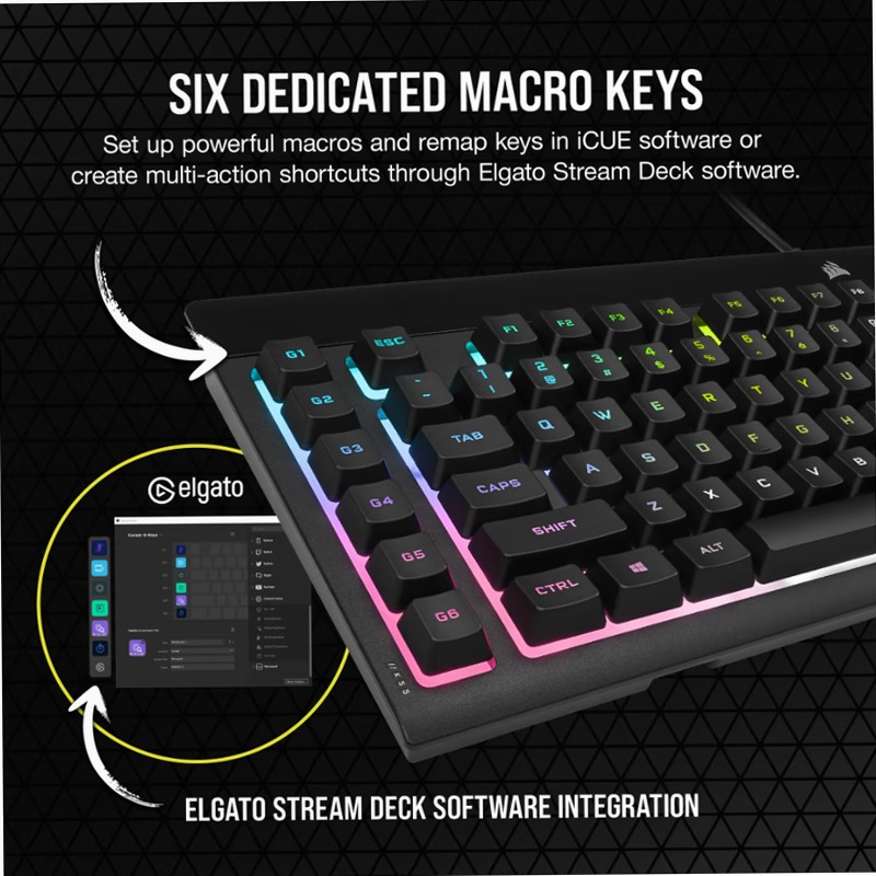 Tastiera gaming K55 RGB PRO XT (IT)