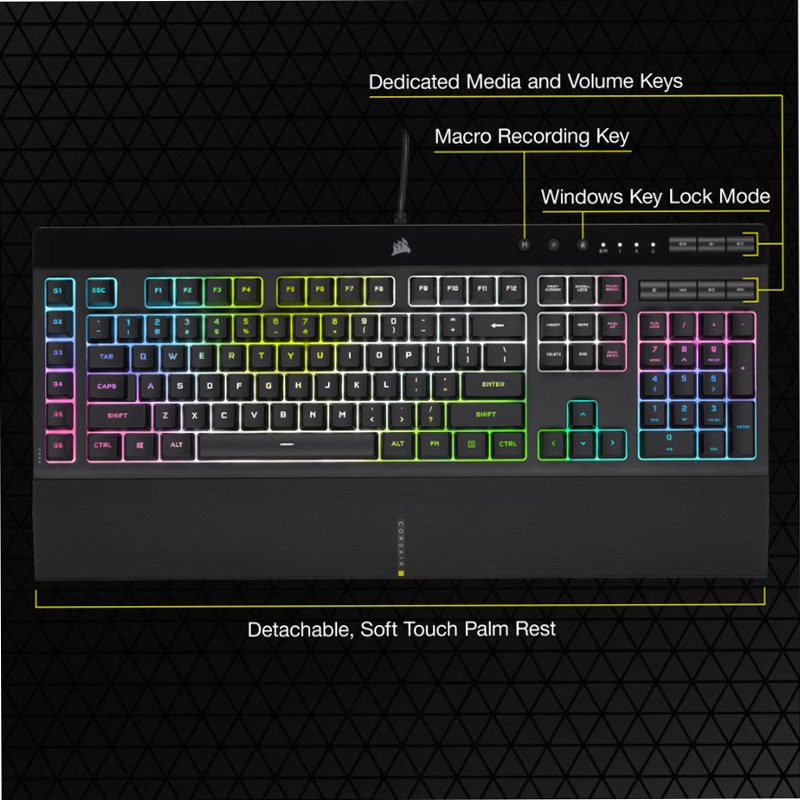 Tastiera gaming K55 RGB PRO XT (IT)