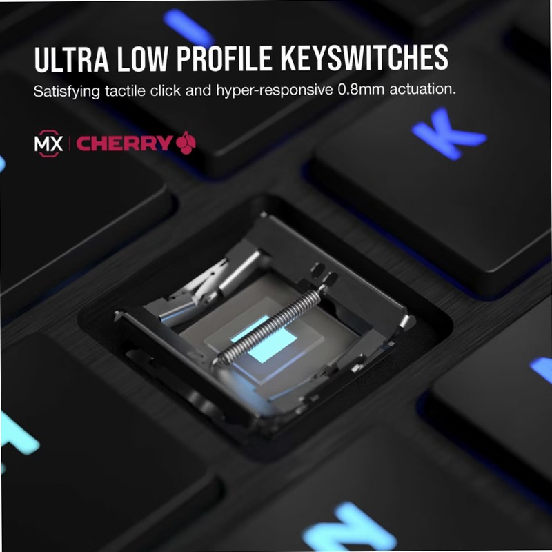 Tastiera Gaming K100 AIR - Switch CHERRY MX
