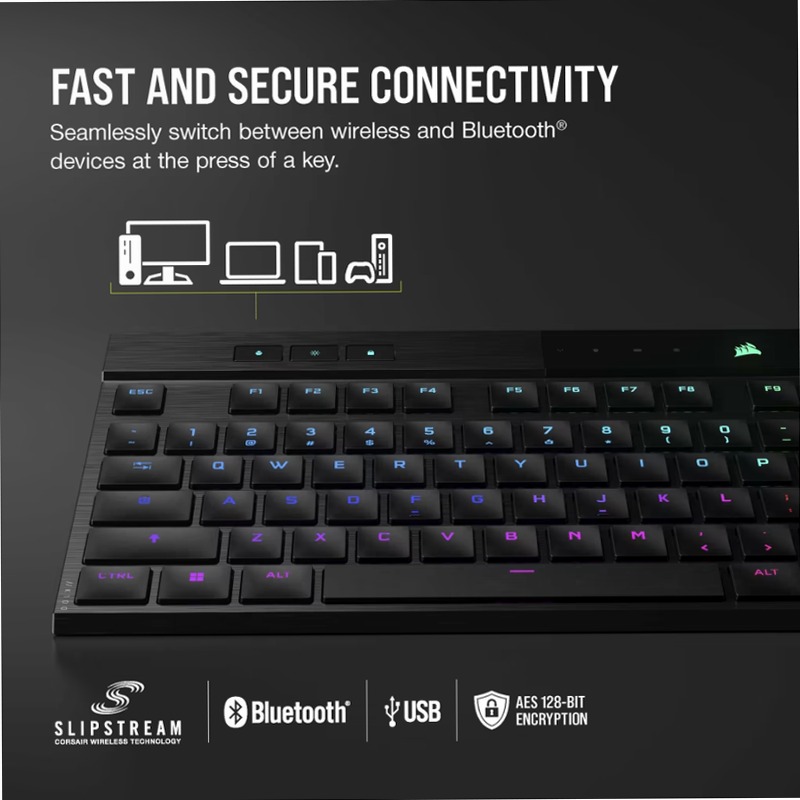 Tastiera Gaming K100 AIR - Switch CHERRY MX
