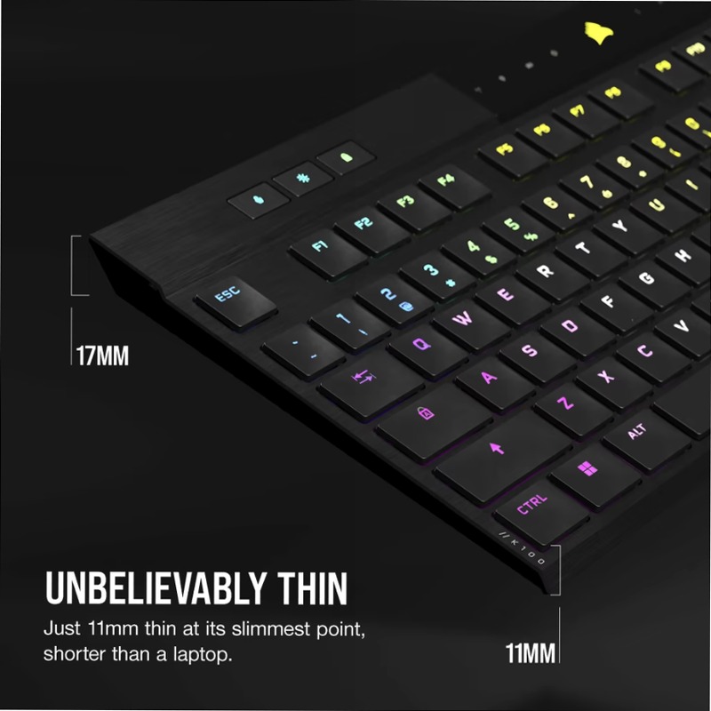 Tastiera Gaming K100 AIR - Switch CHERRY MX