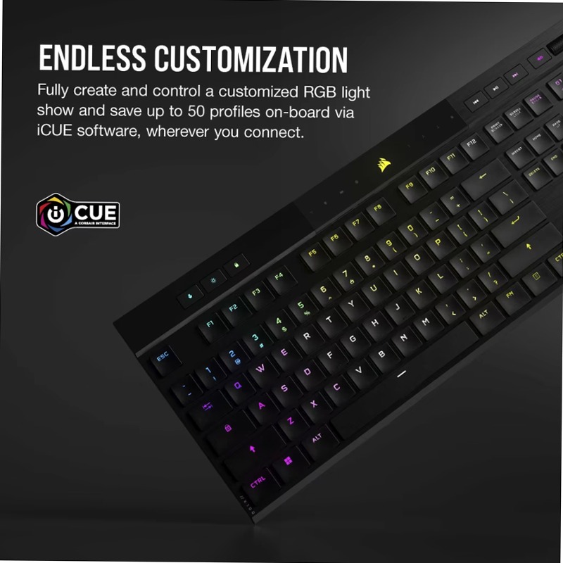 Tastiera Gaming K100 AIR - Switch CHERRY MX