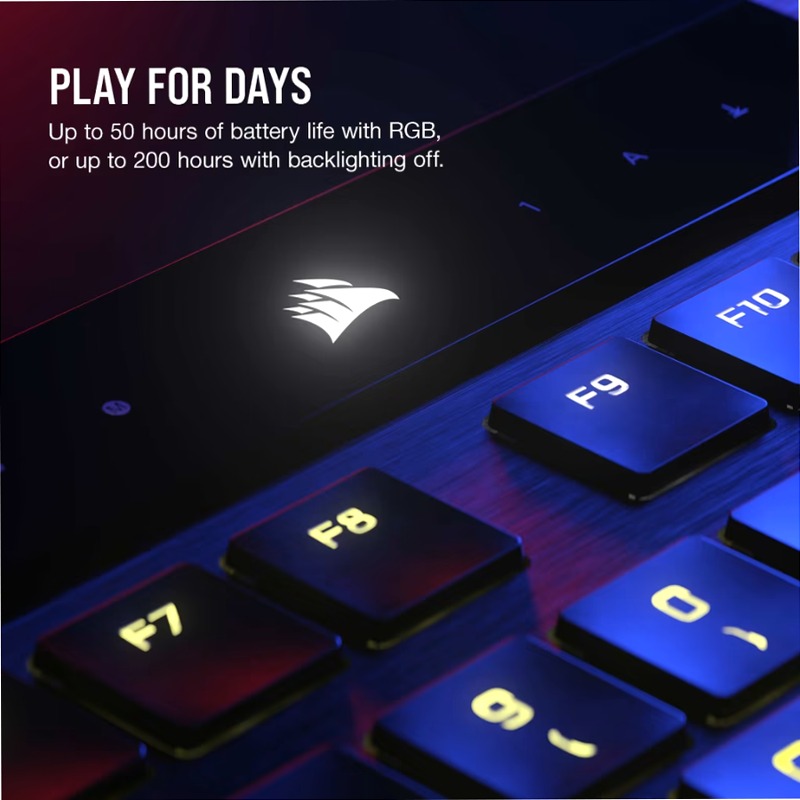 Tastiera Gaming K100 AIR - Switch CHERRY MX