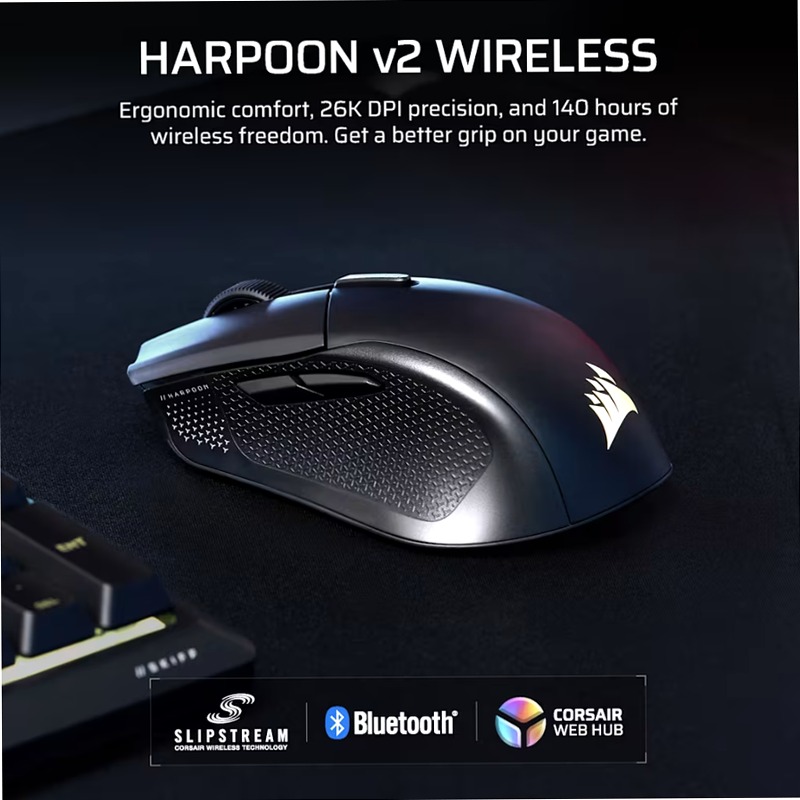 Mouse gaming HARPOON v2 WIRELESS