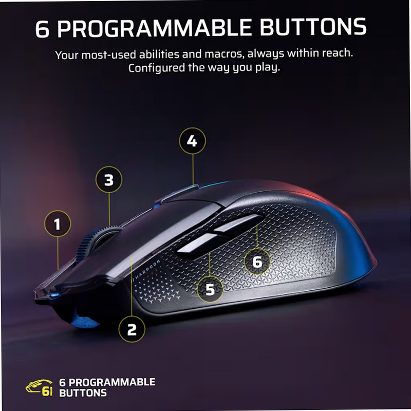 Mouse gaming HARPOON v2 WIRELESS