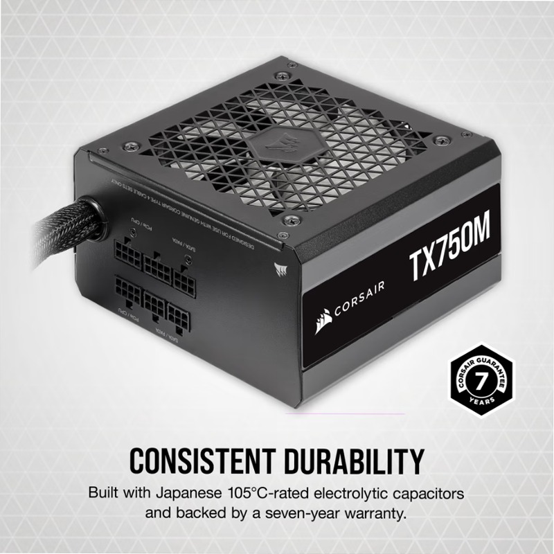 Alimentatore TX750M - Corpo di Corsair 80 Plus Gold ATX
