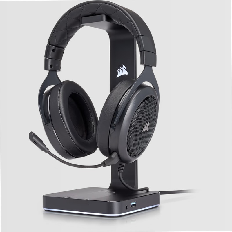 Cuffia con microfono gaming HS60 SURROUND — Carbon Nero