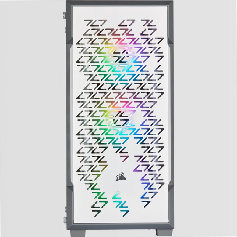 Smart case mid-tower iCUE 220T RGB Airflow con vetro temprato - White