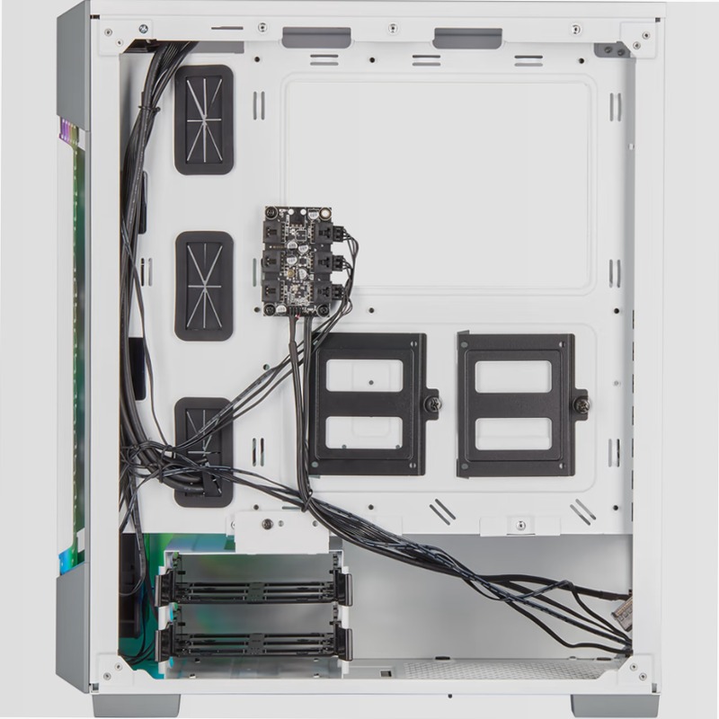 Smart case mid-tower iCUE 220T RGB Airflow con vetro temprato - White