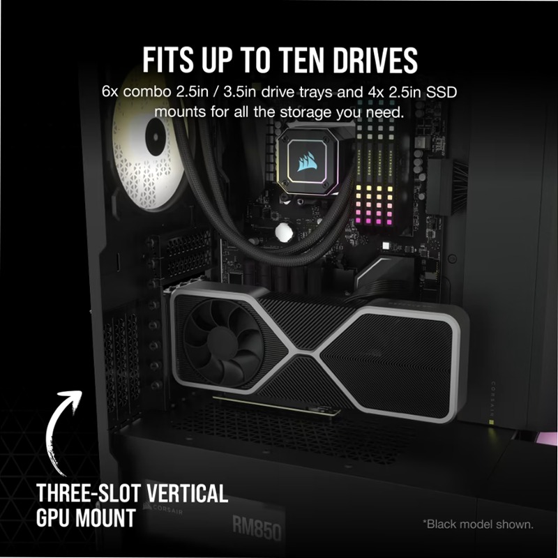 Case PC ATX Full-Tower CORSAIR 7000D AIRFLOW - Bianco 3