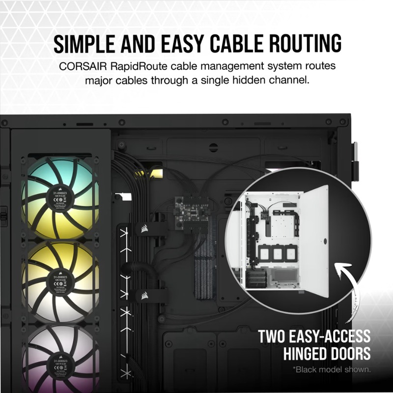 Case PC ATX Full-Tower CORSAIR 7000D AIRFLOW - Bianco 3