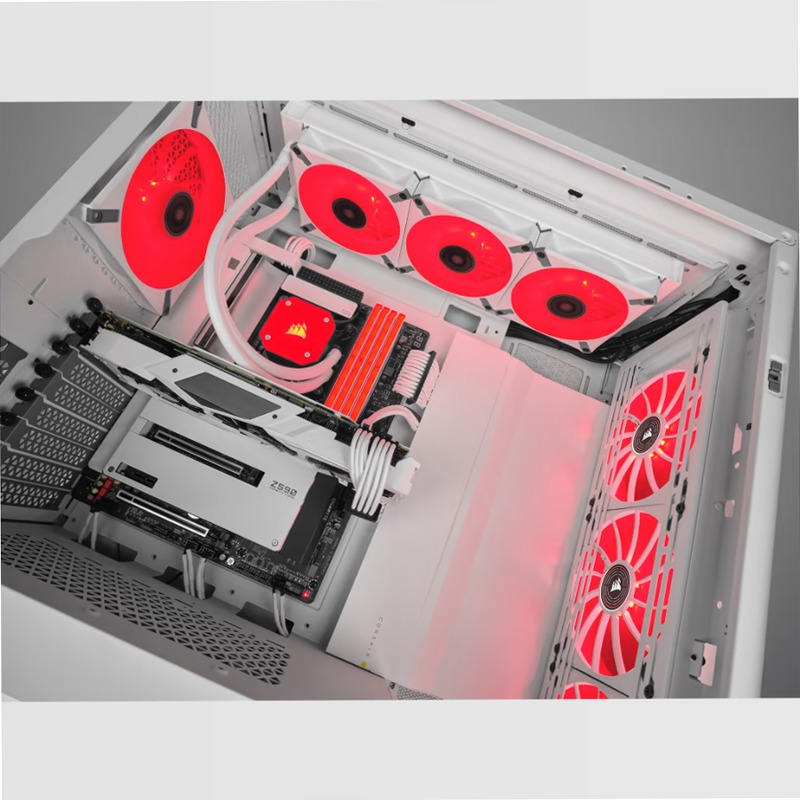 Ventola PWM a Levitazione Magnetica ML120 LED ELITE Red Premium da 120mm