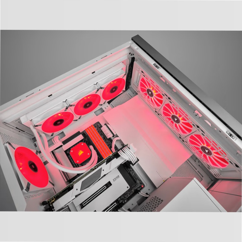 Ventola PWM a Levitazione Magnetica ML120 LED ELITE Red Premium da 120mm