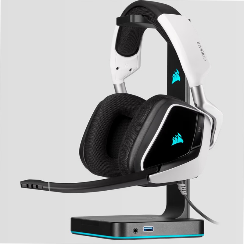 Cuffia Gaming Premium VOID RGB ELITE USB Bianco