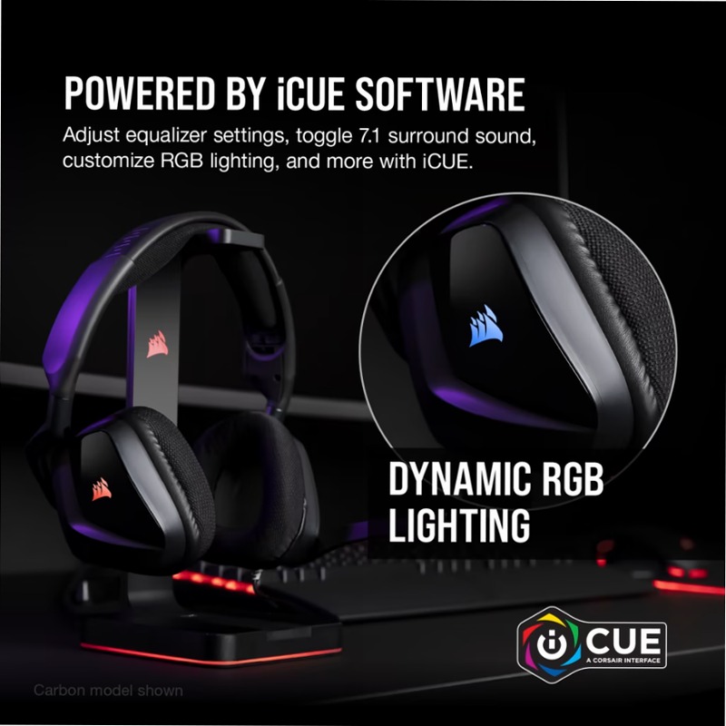 Cuffia Gaming Premium VOID RGB ELITE USB Bianco