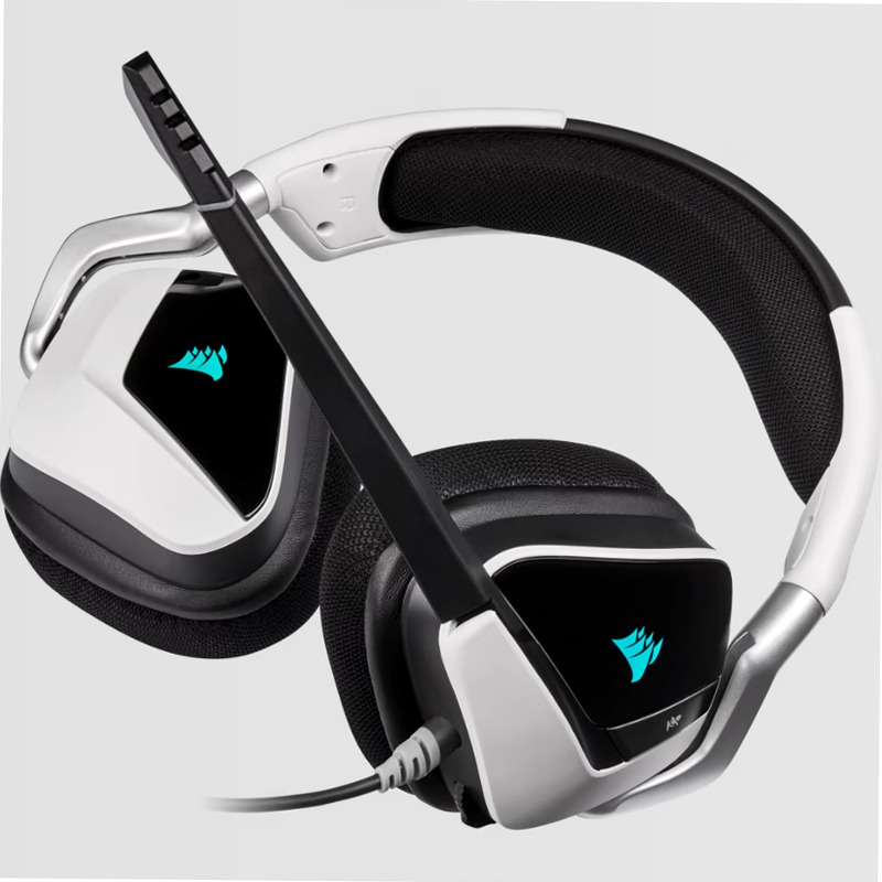 Cuffia Gaming Premium VOID RGB ELITE USB Bianco