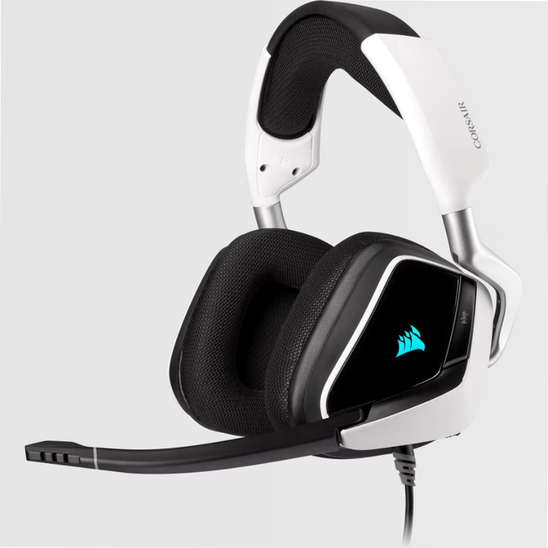Cuffia Gaming Premium VOID RGB ELITE USB Bianco