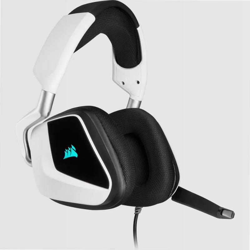 Cuffia Gaming Premium VOID RGB ELITE USB Bianco