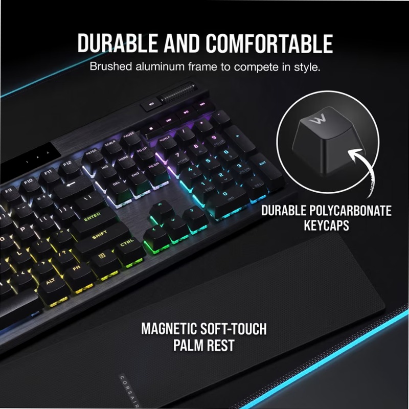 Tastiera Gaming K70 RGB PRO - CHERRY MX Red Meccanica