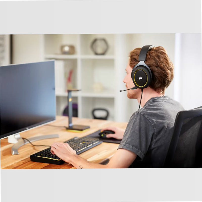 Cuffia Gaming HS60 PRO SURROUND - Giallo