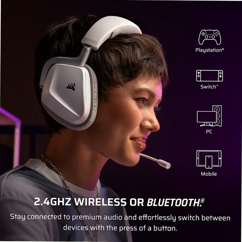 Cuffia Gaming VOID v2 WIRELESS - Bianco