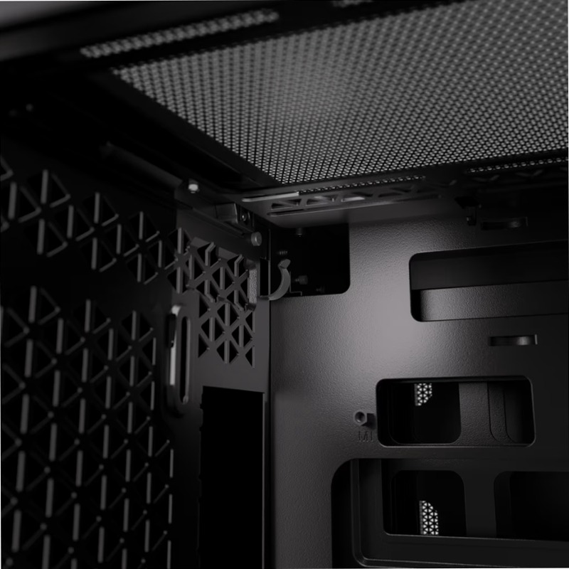 Case PC Mid-Tower a doppia camera 2500X - Nero