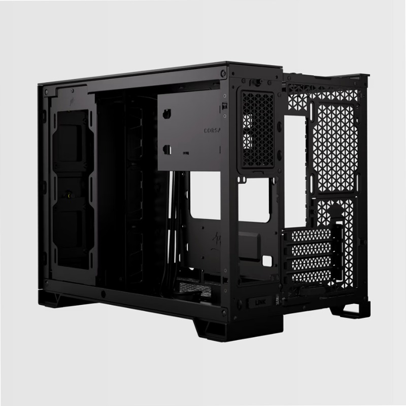 Case PC Mid-Tower a doppia camera 2500X - Nero