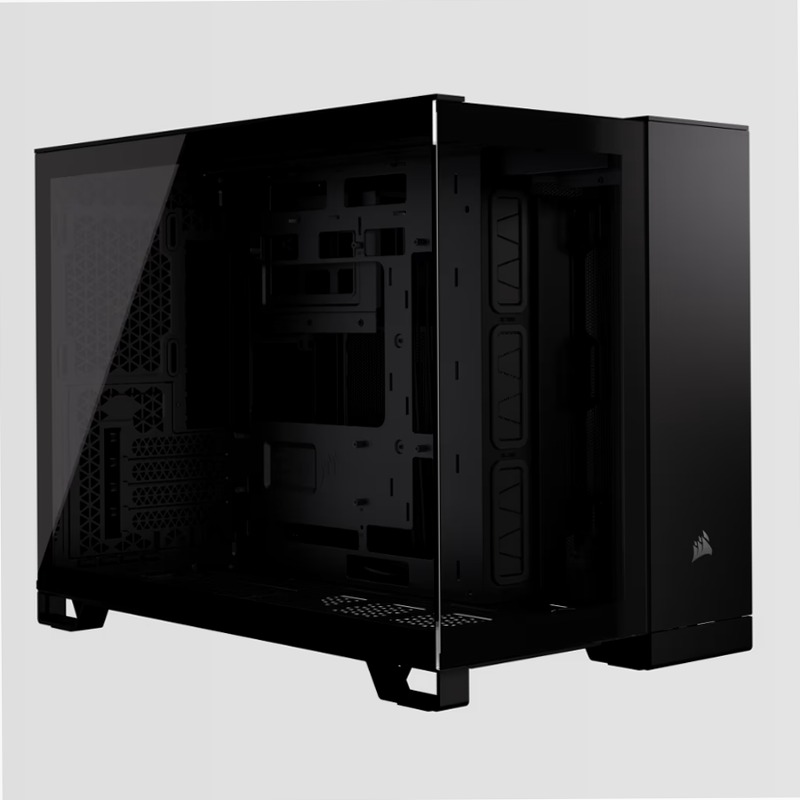 Case PC Mid-Tower a doppia camera 2500X - Nero