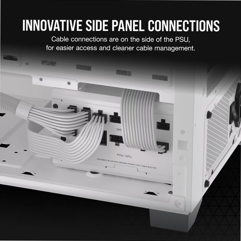 Alimentatore ATX RM850x SHIFT interamente modulare 80 PLUS Gold - Bianco (EU)