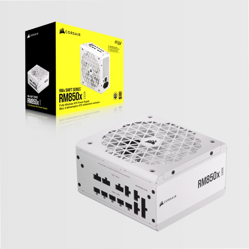 Alimentatore ATX RM850x SHIFT interamente modulare 80 PLUS Gold - Bianco (EU)