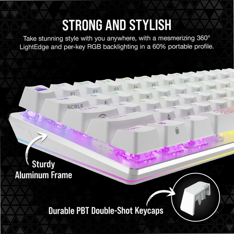 Tastiera K70 PRO MINI WIRELESS - Meccanica, RGB e Velocità Meccanica