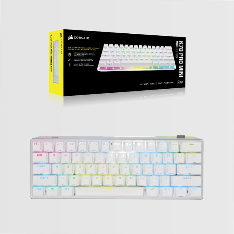 Tastiera K70 PRO MINI WIRELESS - Meccanica, RGB e Velocità Meccanica