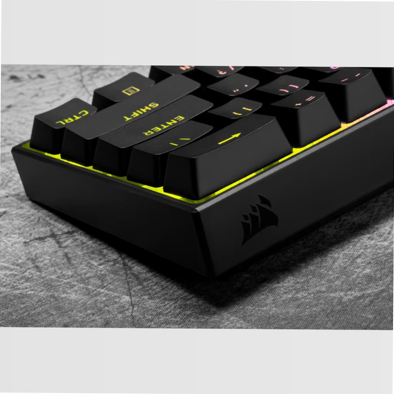 Tastiera gaming meccanica 60% K65 RGB MINI — Cherry MX SPEED — Nero
