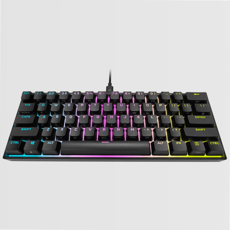 Tastiera gaming meccanica 60% K65 RGB MINI — Cherry MX SPEED — Nero