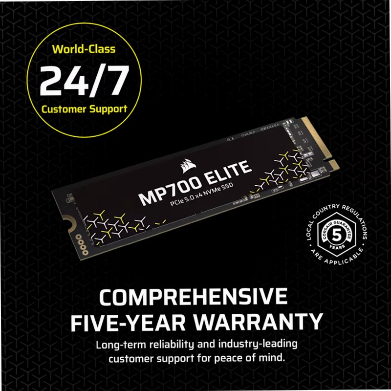 Unità SDD MP700 ELITE PCIe 5.0 x4 NVMe M.2 da 1 TB