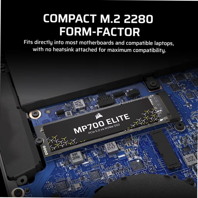 Unità SDD MP700 ELITE PCIe 5.0 x4 NVMe M.2 da 1 TB