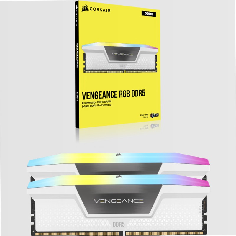 VENGEANCE® RGB 64GB (2x32GB) DDR5 DRAM 5600MT/s