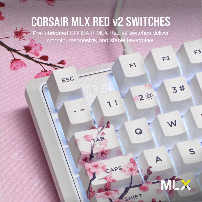 Tastiera Gaming K70 Core SE RGB – Cherry Blossom Meccanica
