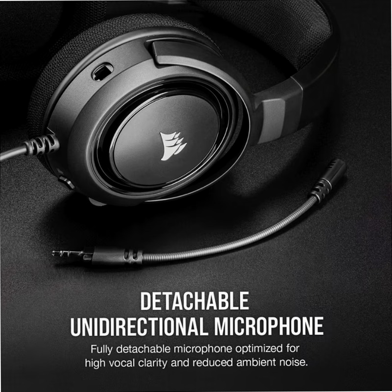 Cuffia Gaming HS45 SURROUND Carbonio Nero