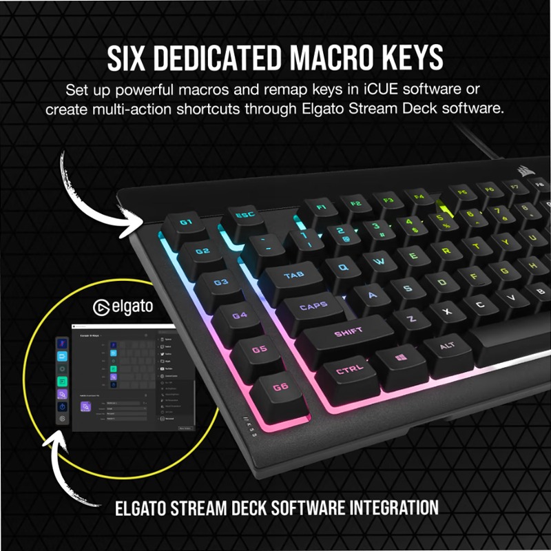 Tastiera Gaming K55 RGB PRO XT