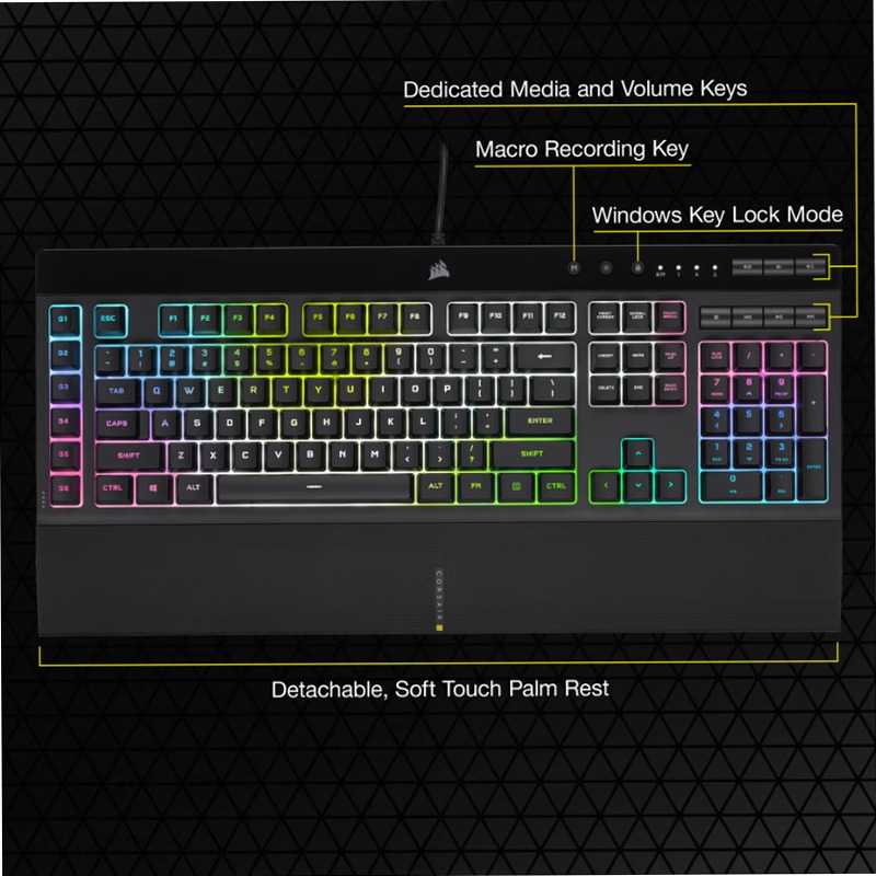 Tastiera Gaming K55 RGB PRO XT