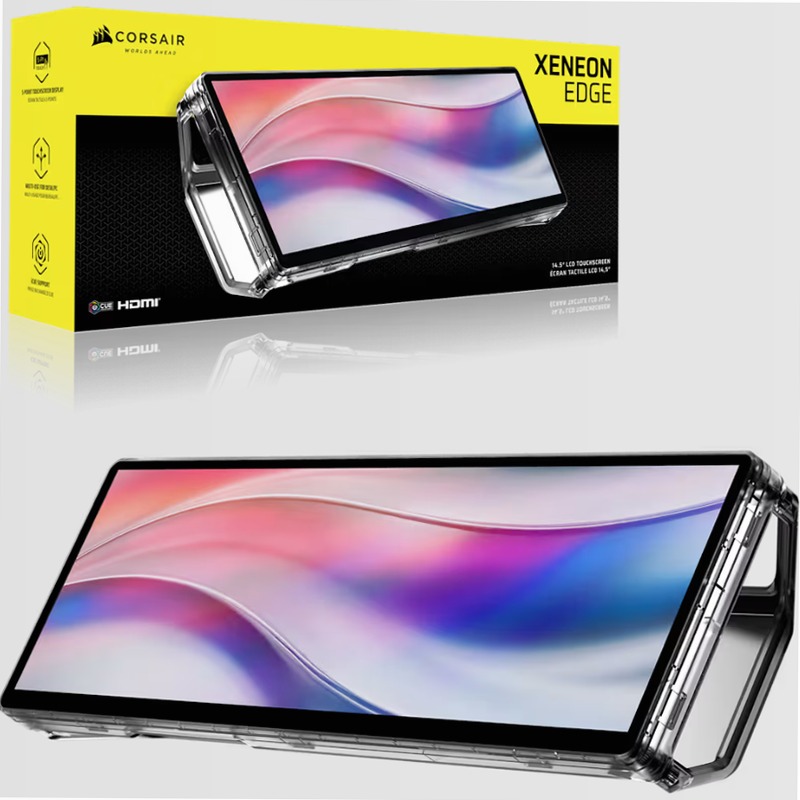 Touchscreen LCD CORSAIR XENEON EDGE da 14,5” - Crystal
