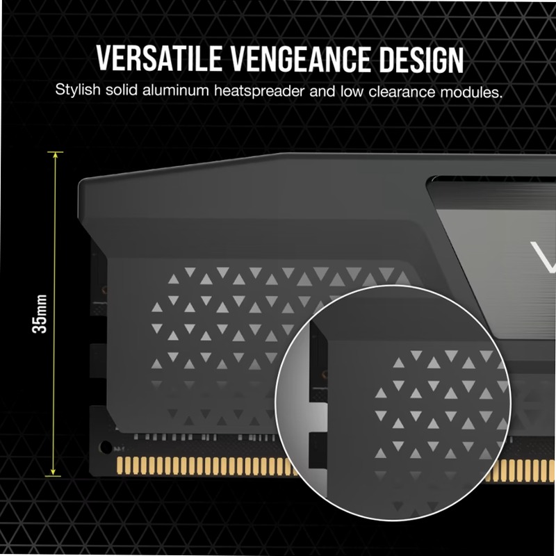 Kit di memoria DRAM DDR5 VENGEANCE 32 GB (2x16 GB) 6400 MT/s CL30 AMD EXPO e Intel XMP
