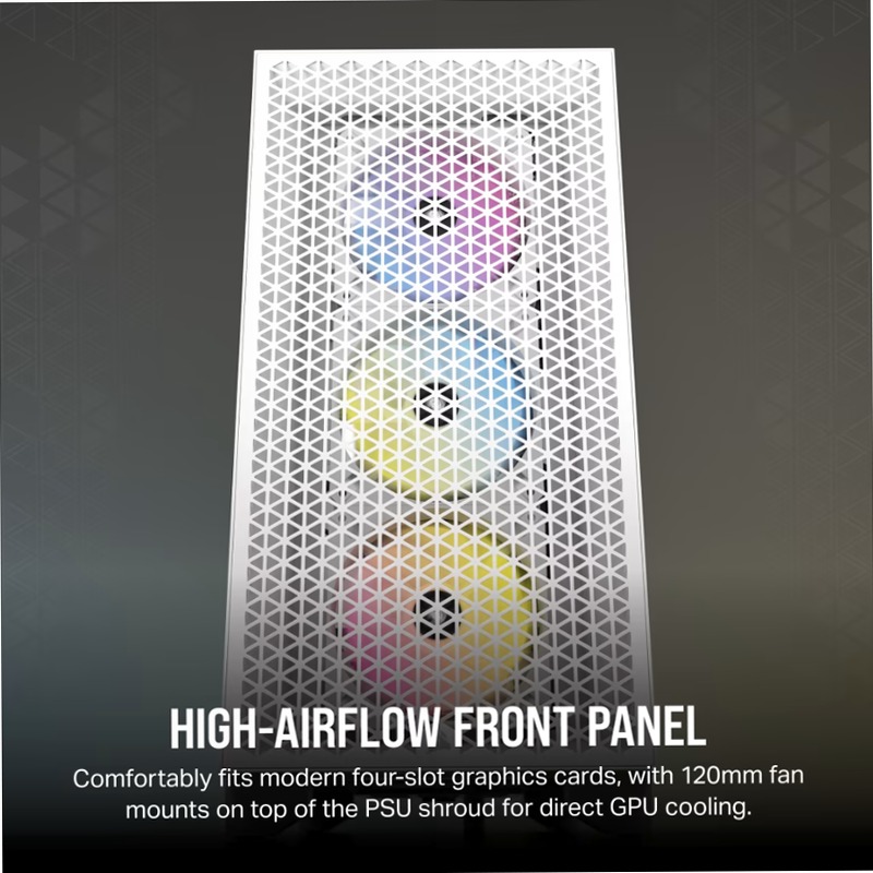 Case PC Mid-Tower 3000D RGB AIRFLOW - Bianco