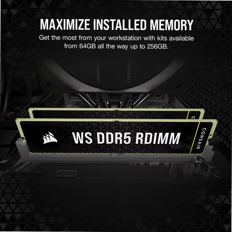 WS DDR5 ECC RDIMM 64GB (4 x 16GB) - Corsair