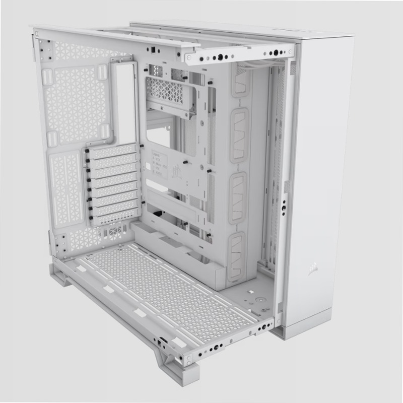 Case PC Mid-Tower a Doppia Camera 6500D AIRFLOW - Bianco