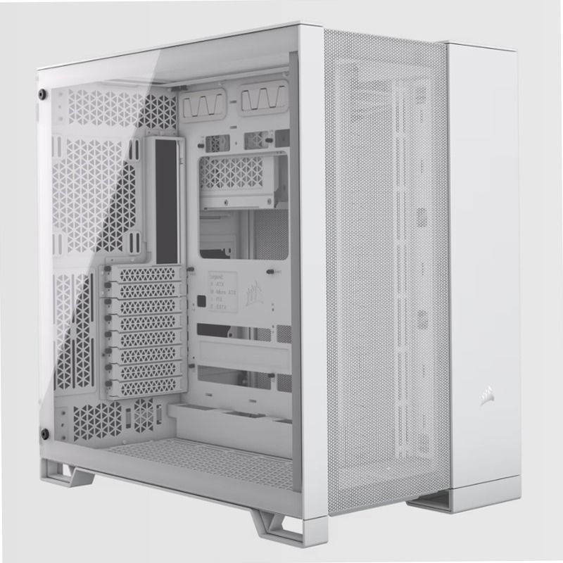 Case PC Mid-Tower a Doppia Camera 6500D AIRFLOW - Bianco