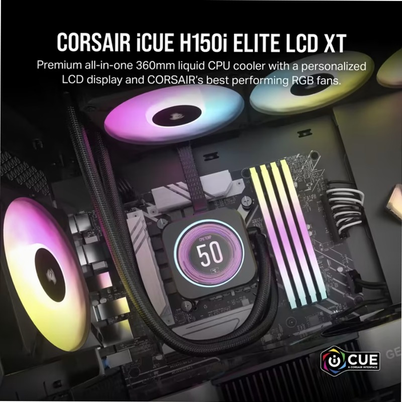 Dissipatore a Liquido iCUE H150i ELITE LCD XT