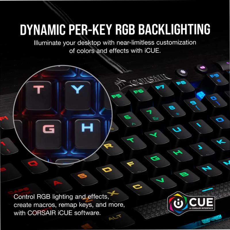 Tastiera meccanica K65 RGB RAPIDFIRE