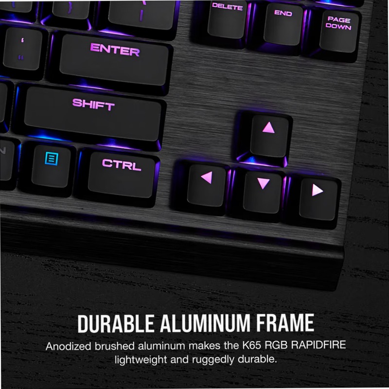 Tastiera meccanica K65 RGB RAPIDFIRE